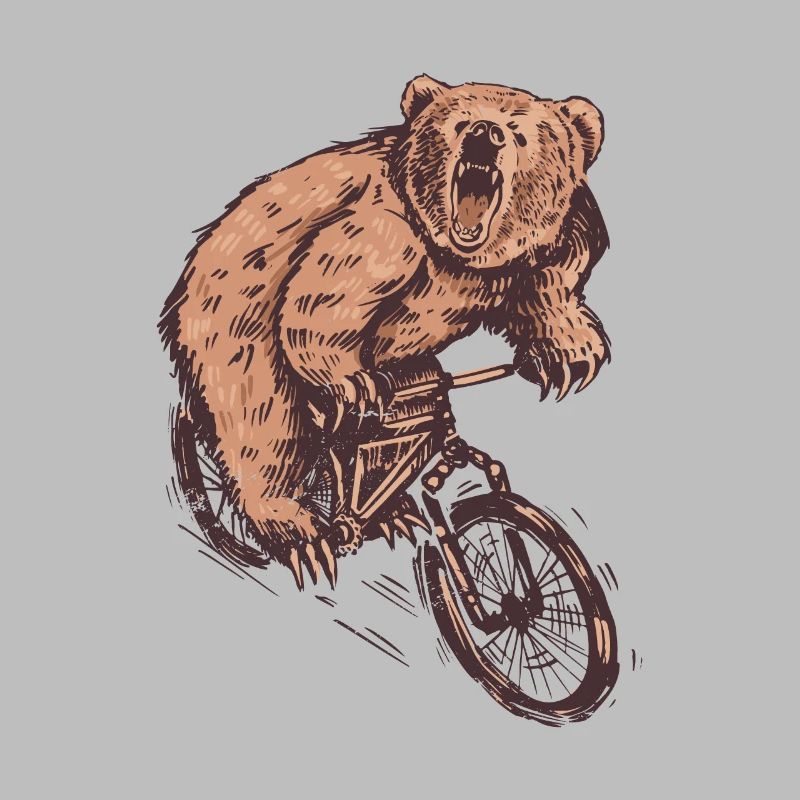 OURS CYCLISTE