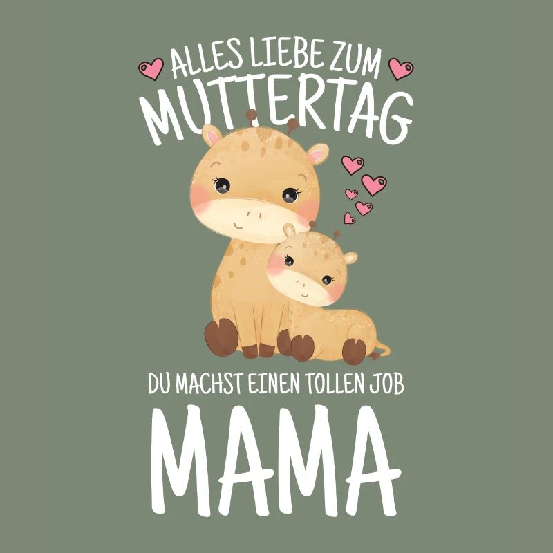 Muttertag Mutter Mummy Erster Giraffe Geschenk
