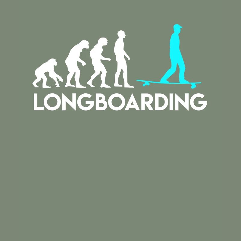 Affe Mensch Longboarder Evolution Entwicklung
