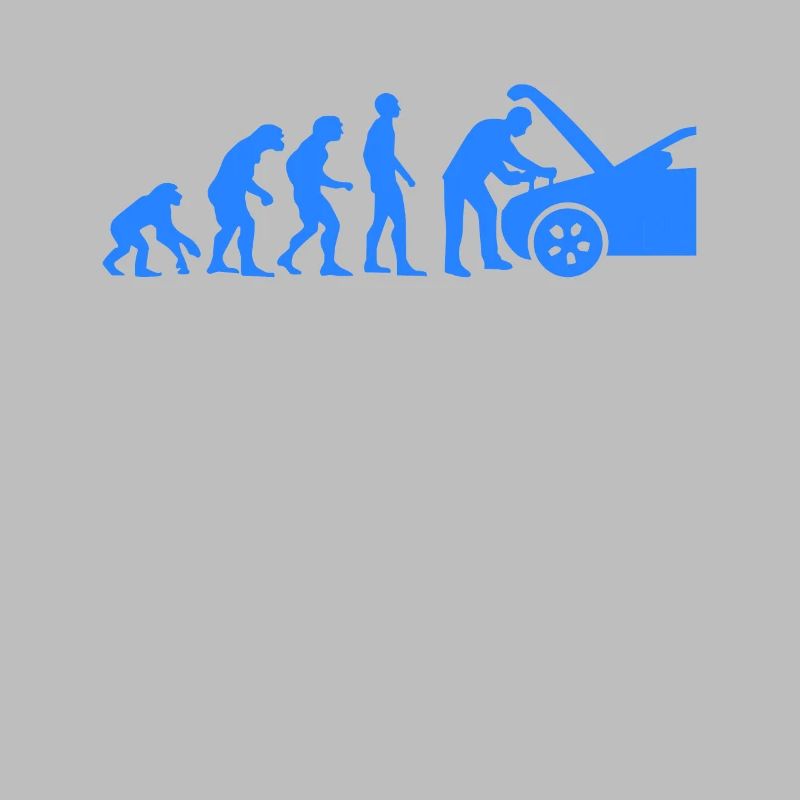 Tuning Evolution Auto Tuner Geschenk Affe Mensch