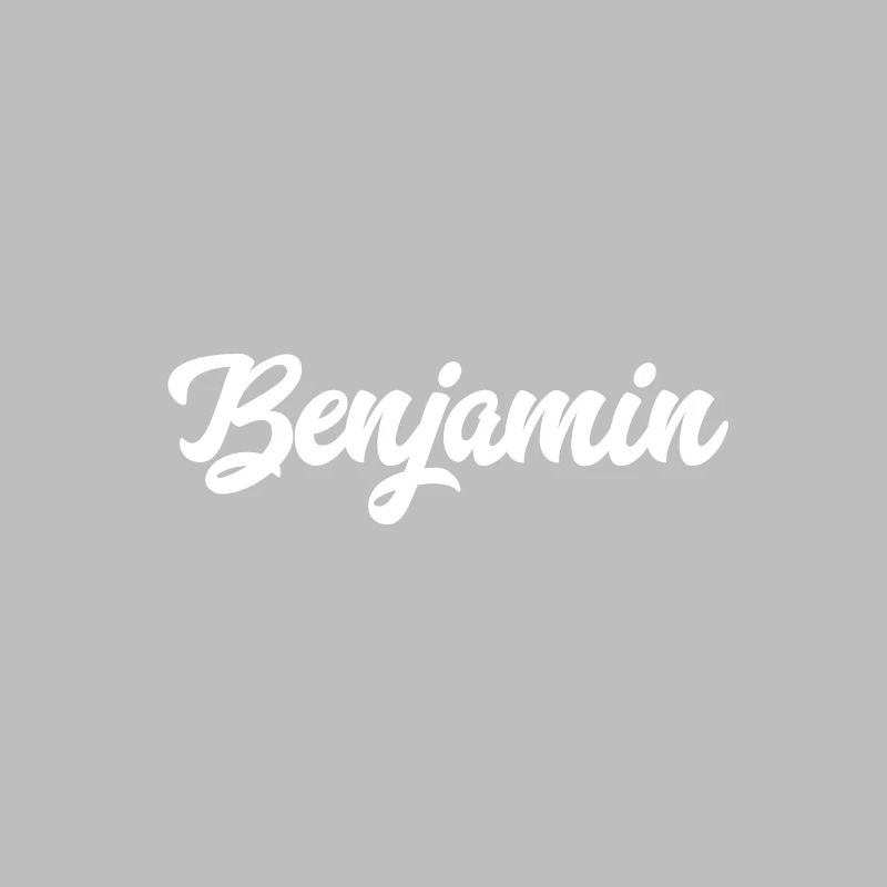 Benjamin Custom Text Birthday Name