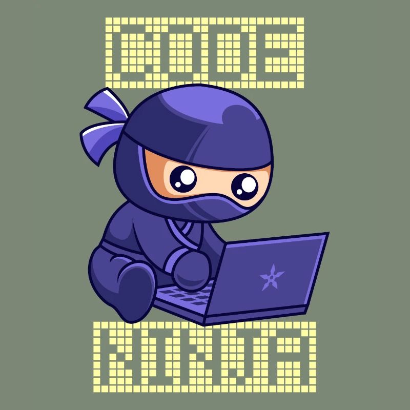 Code Ninja Coder Sofware Entwickler Programmierer