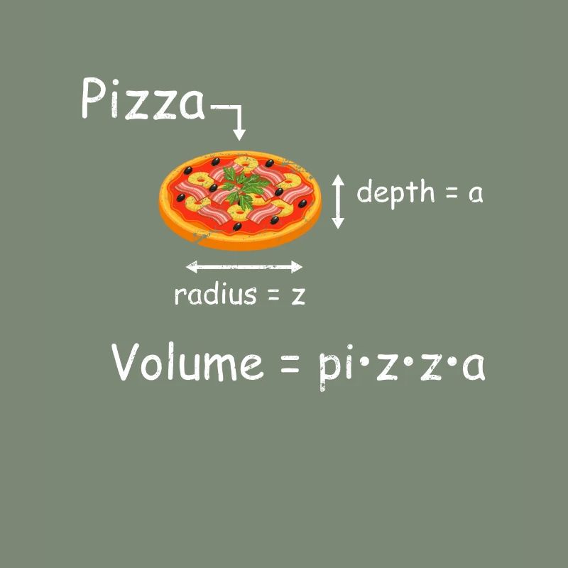 Mathematician Pizza Circle Math Student Math Teacher