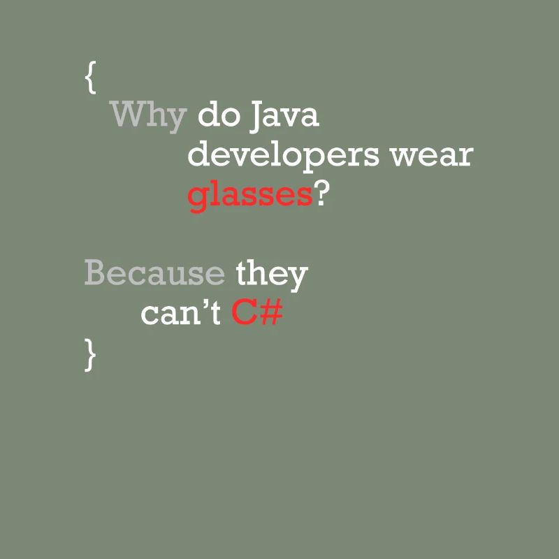 C# Programmer Joke Coder C Sharp