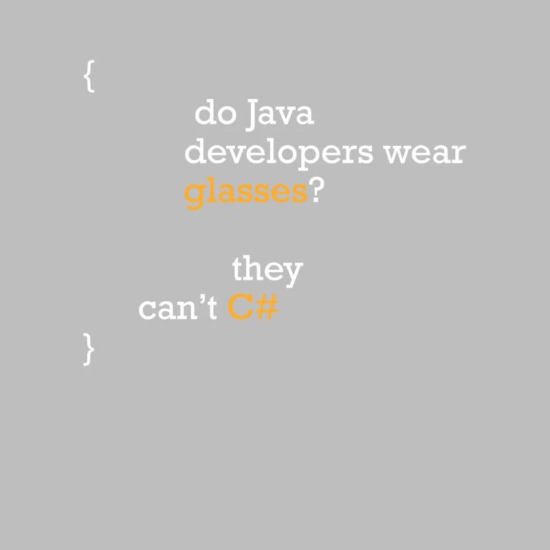 C# Code blague programmeur Hacker C Sharp Coder