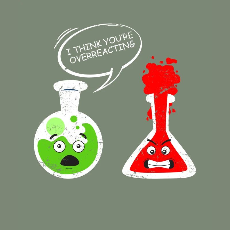 Chemistry Laboratory Technicians Joke Overreact Laboratory