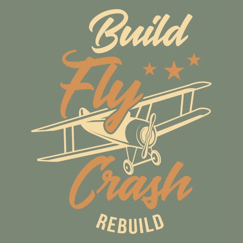 Conception d'avions Rc avec reconstruction de crash de vol de construction,