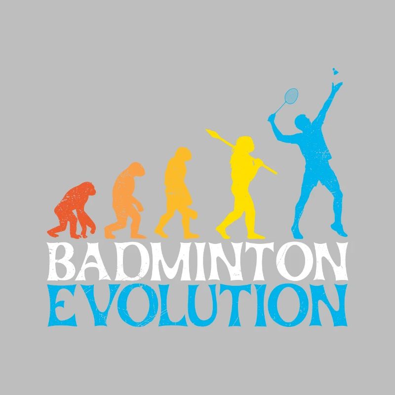 Badminton Evolution Affe Badmintonspieler