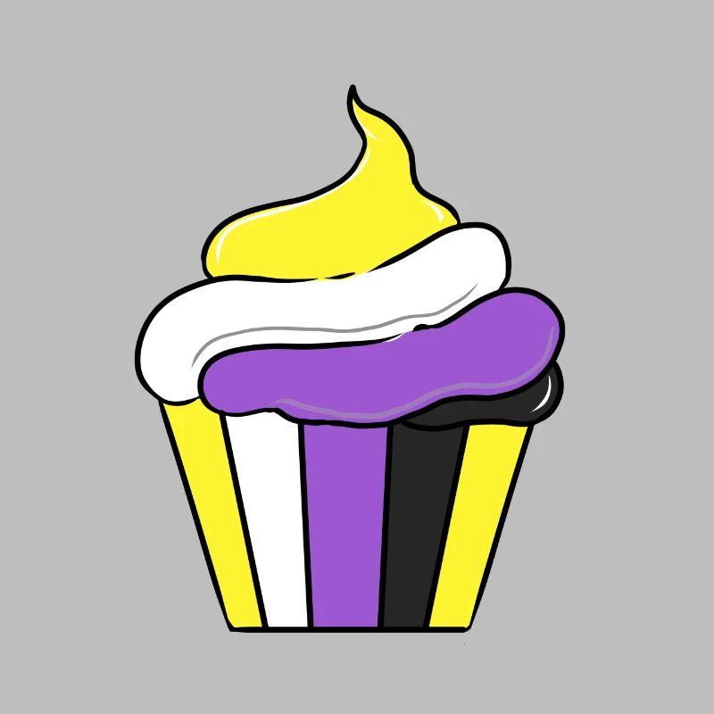 Nonbinary Cupcake Nonbinary Pride