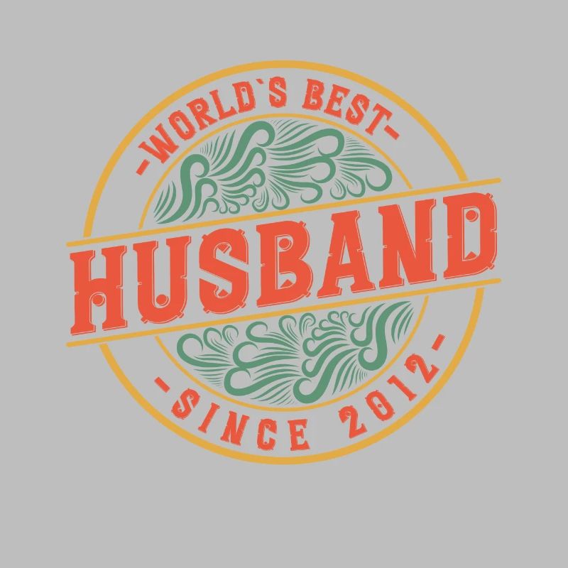 Bester Ehemann seit 2012 9. Hochzeitstag