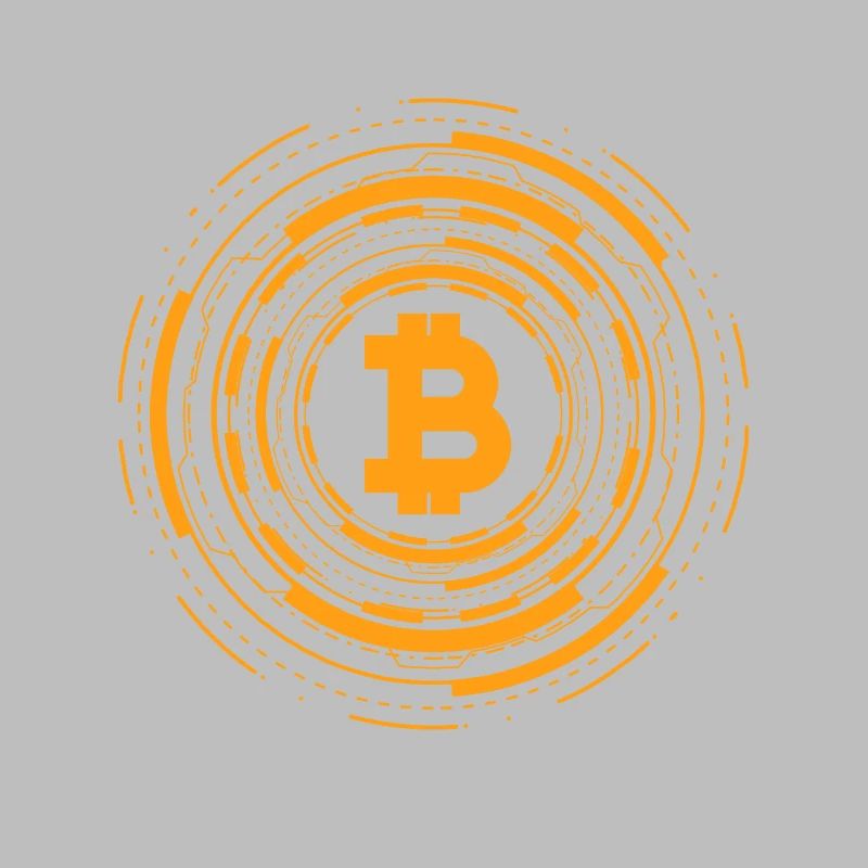 Cryptocurrency Bitcoin Gift BTC Logo Crypto