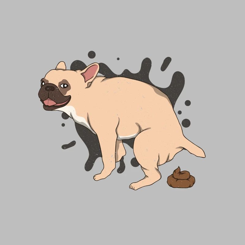 FRENCHIE caca des tas de caca