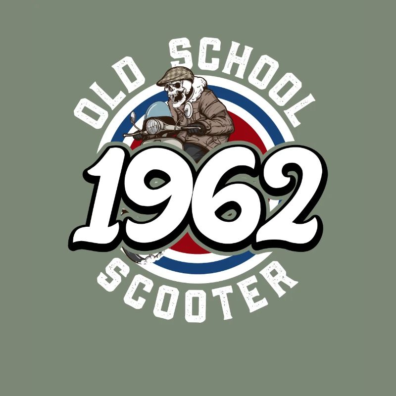60. Geburtstag Roller Motorroller Rollerfahrer