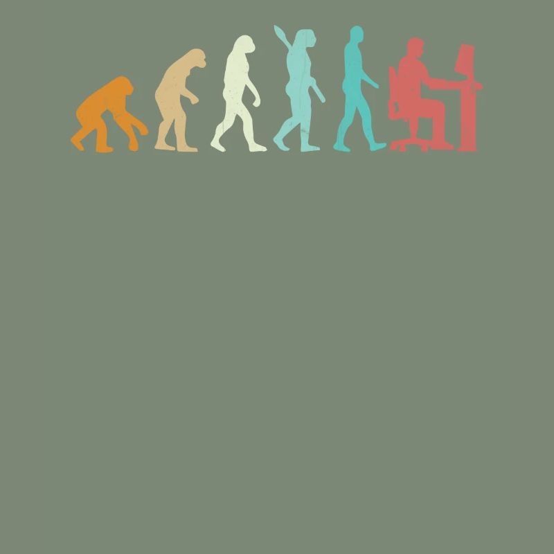 Evolution Programmeur Codeur Gamer Développeur Geek