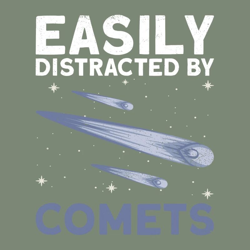 Easily Distracted By Comets - Comet Tail Star