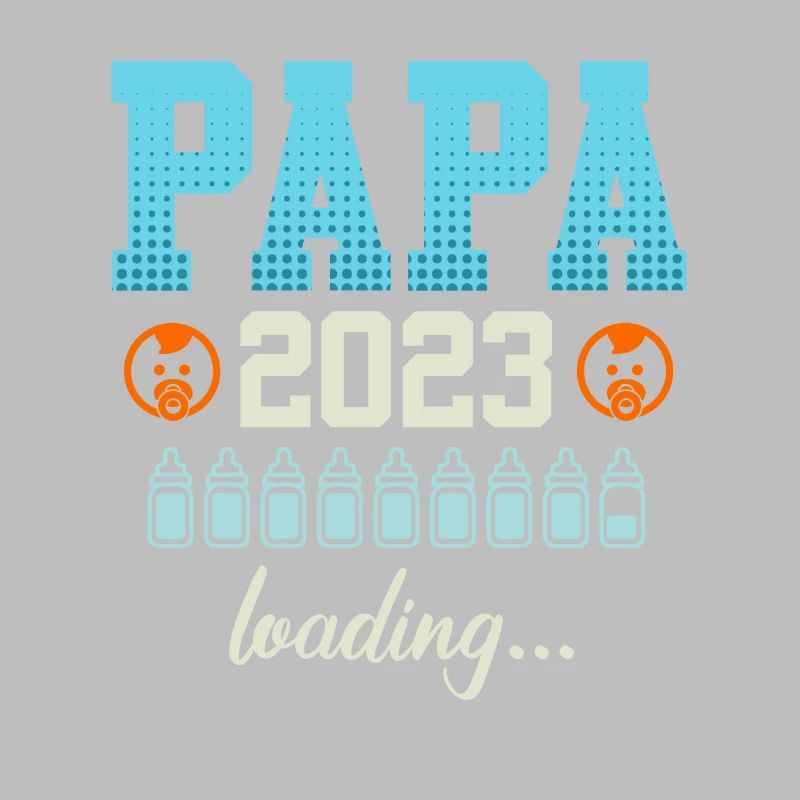 Papa 2023 loading werdender Papa Vater 2023