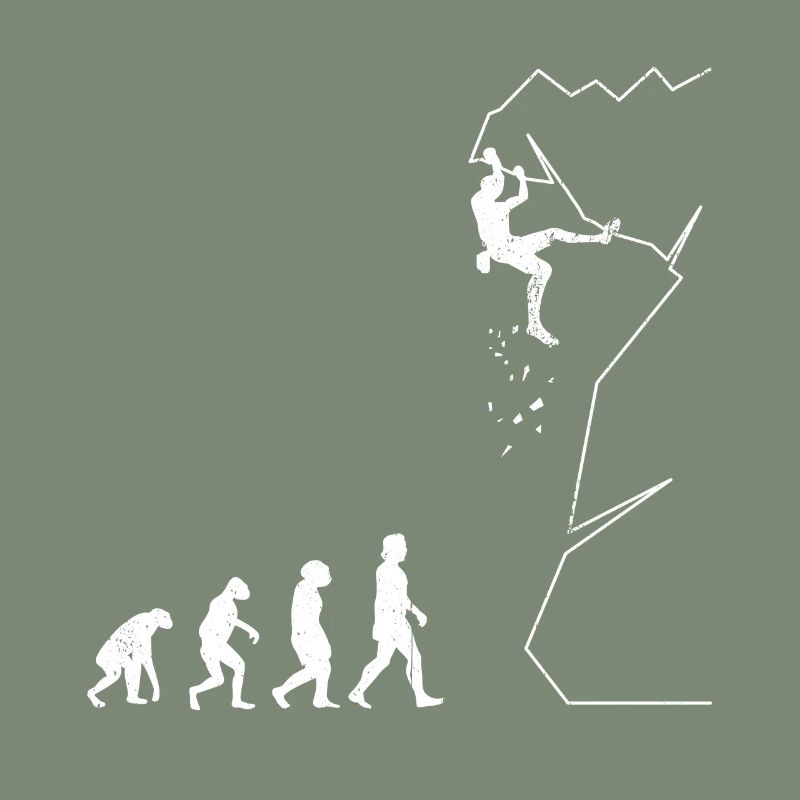 Klettern Bouldern Evolution Bergsteigen Kletterer