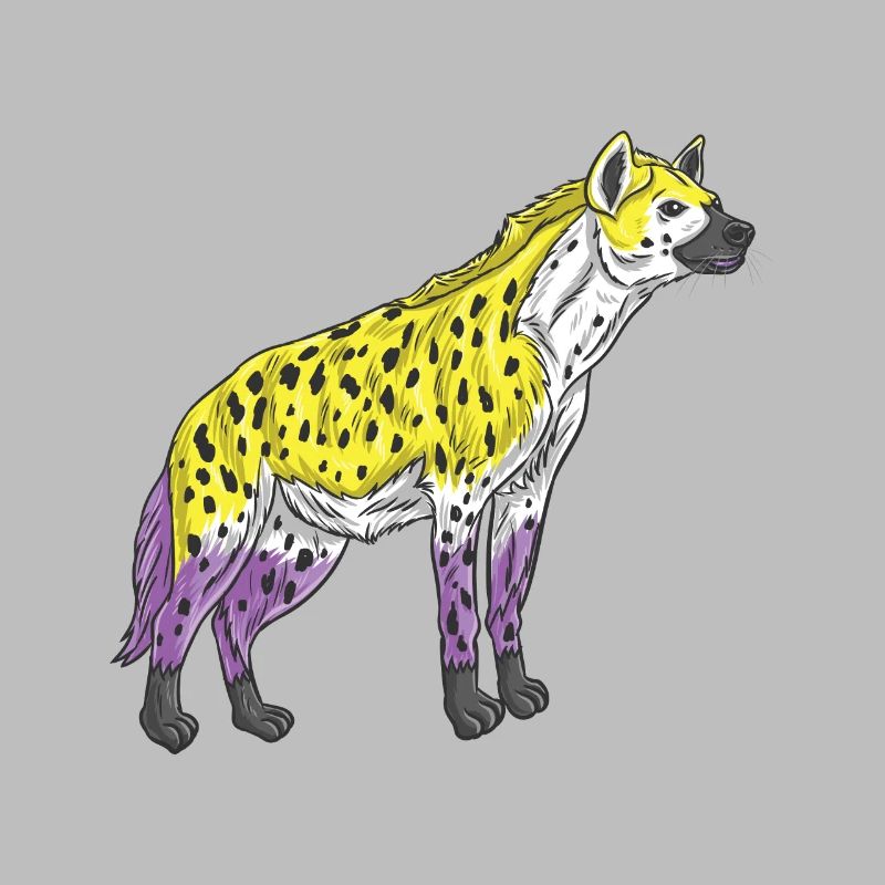 Hyena Non-binary pride Nonbinary Pride