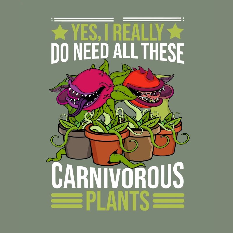 Carnivorous plants Venus flytrap