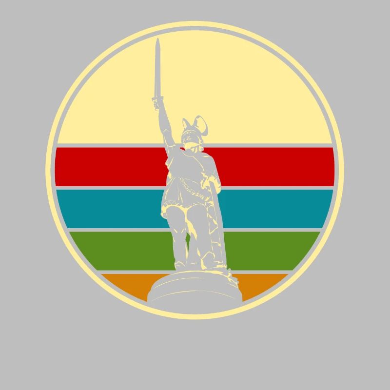Hermann Monument Retro Lippe Detmold