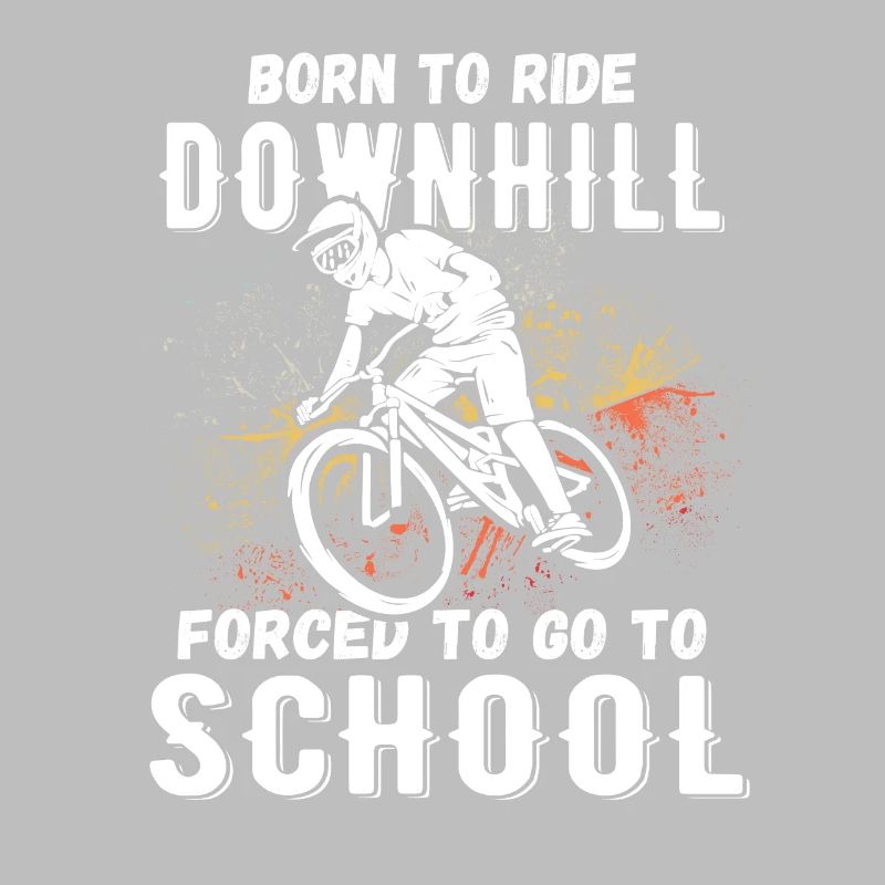 Vers la descente Né à l’école VTT forcé
