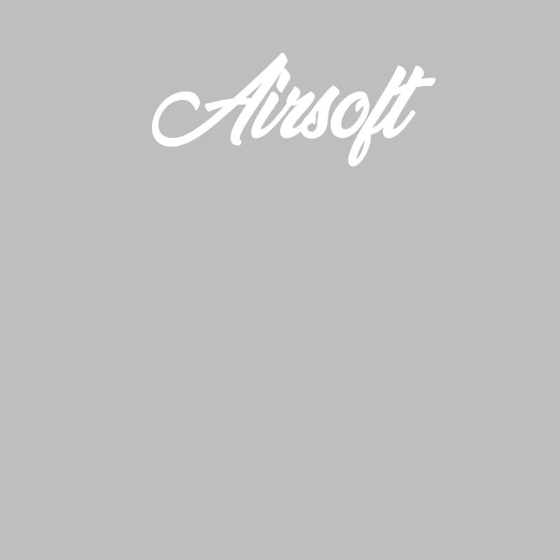 AIRSOFT CURSIVE TEXTE NOUVEAUTÉ HOBBY