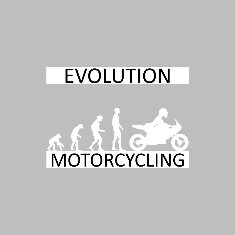 Evolution Motorcycling Motorradfahrerin Bikerin
