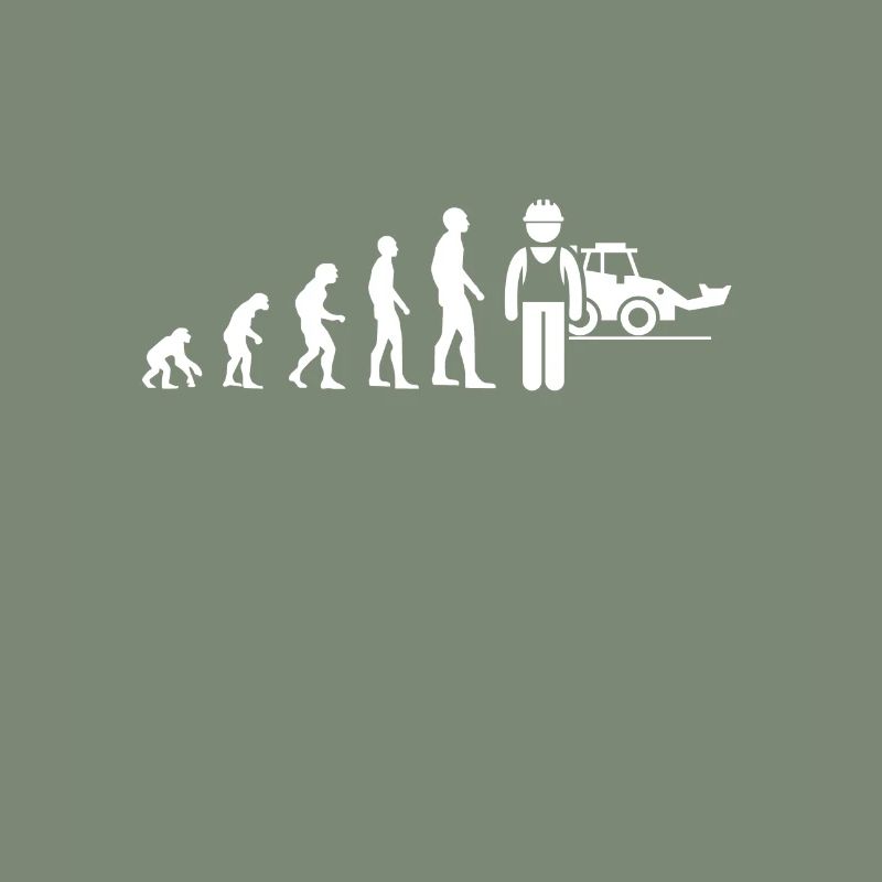 evolution site manager humor work man