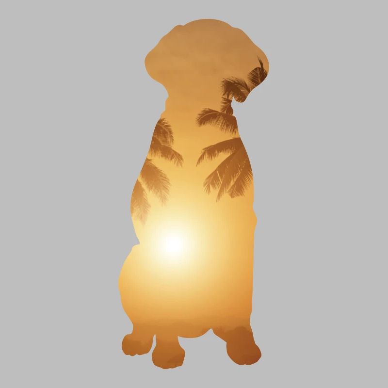 Summer Beach - German pointer