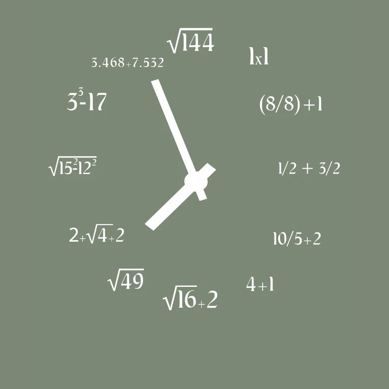 Math Meme Math Equation Joke Math Clock
