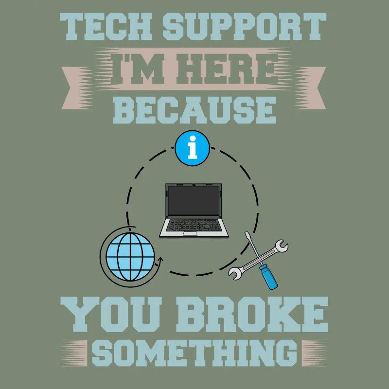 Tech Support IT Technischer Hilfe Helpdesk
