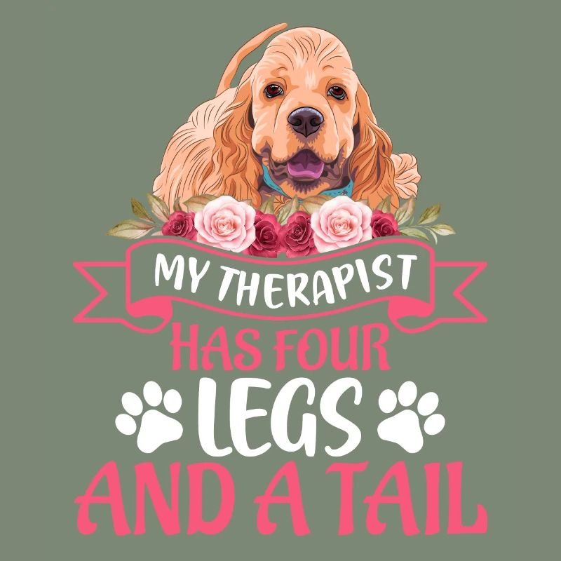 Cocker Spaniel Therapeut Hat Vier Beine Spaß