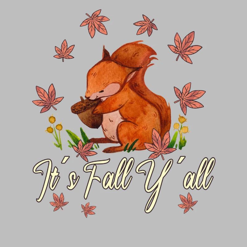 Liebe Eichhörnchen Thanksgiving Herbst Euch Alle