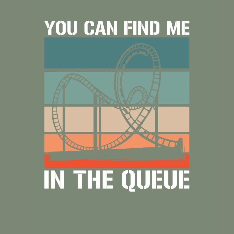 You can find me in the queue, theme park