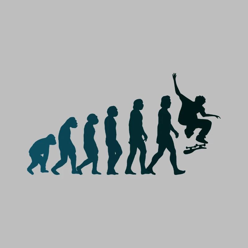 Skateboarder Skateboard Evolution