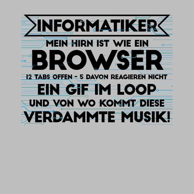Informatiker Informatik Programmierer Nerd Geek