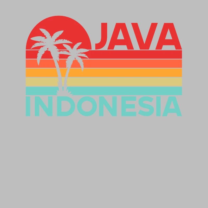 Vintage Urlaub Reise Java Indonesien Asien