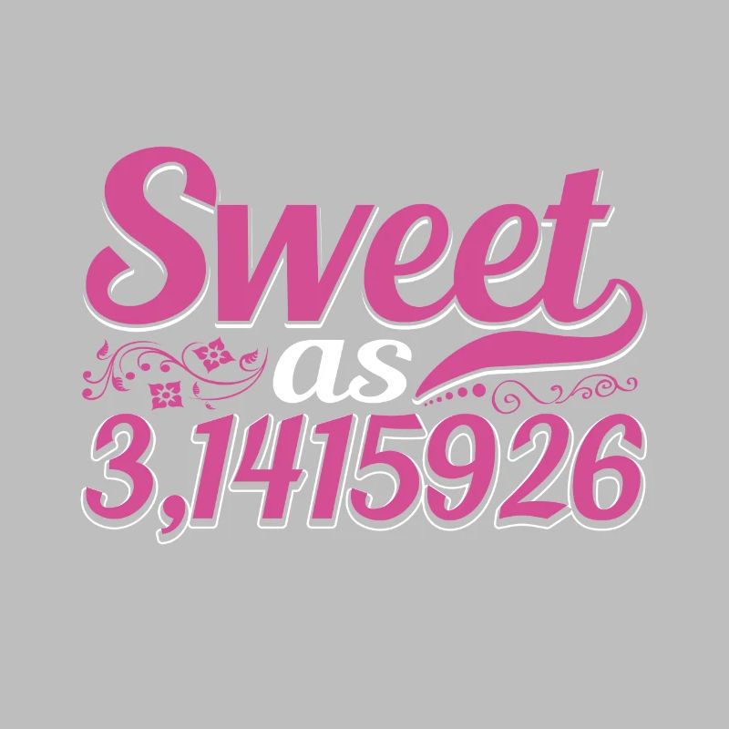 Sweet As Cake pi 3rd 1415926 Funny Math Science