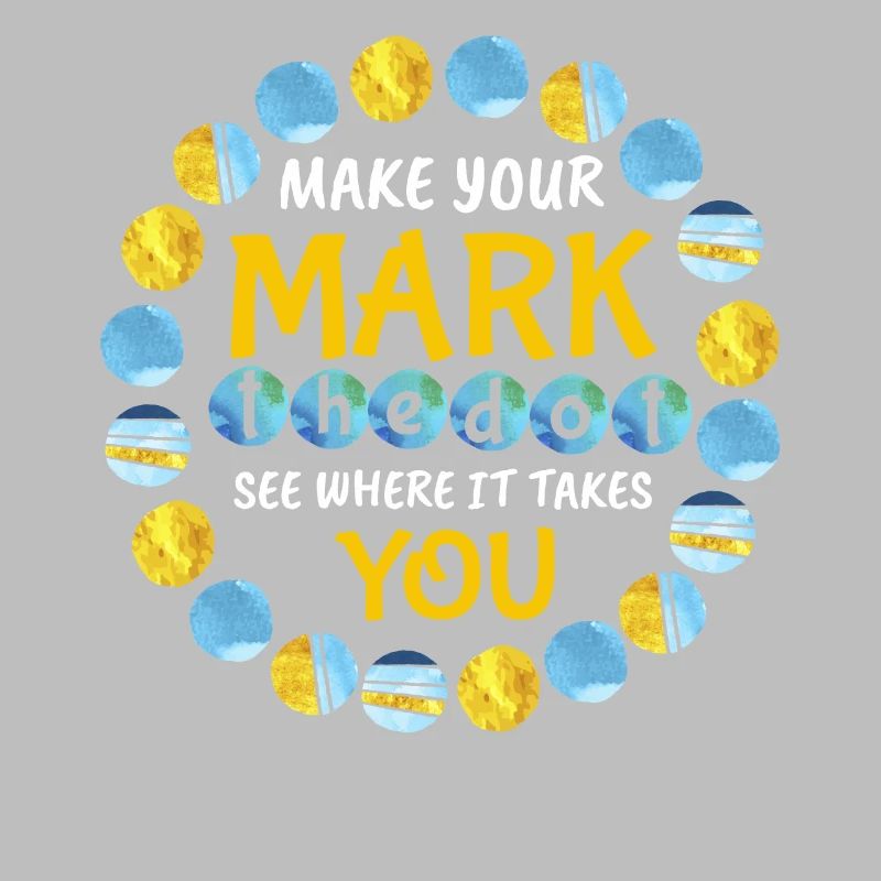 Make Mark Colorful Pattern Journée internationale des points