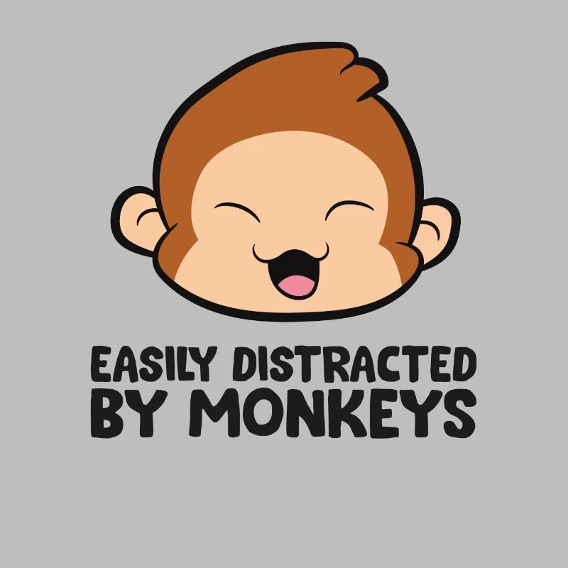 Monkey Ape Lover Easily Distracted By Monkeys