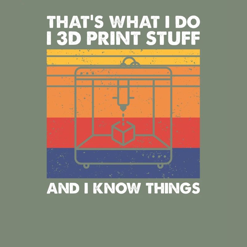I 3D Print Stuff And I Know Things, 3D Printer