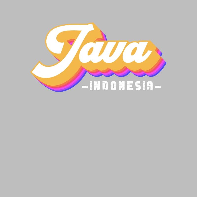 Vintage Urlaub Reise Indonesien Java