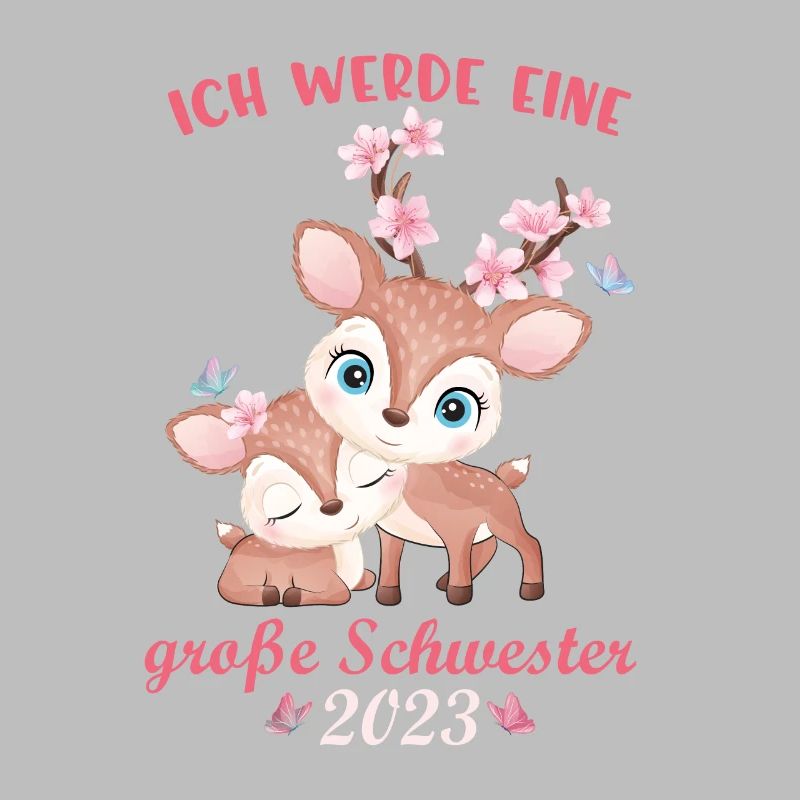 Ich werde eine große Schwester 2023 kleine Hirsche