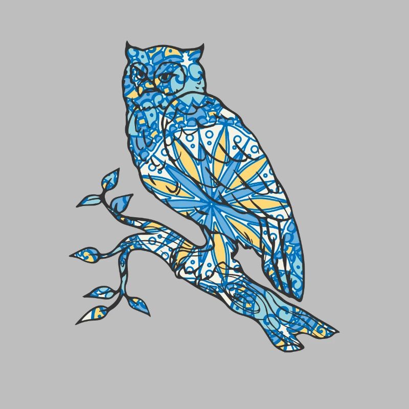 Mandala Owl Geometry Pattern