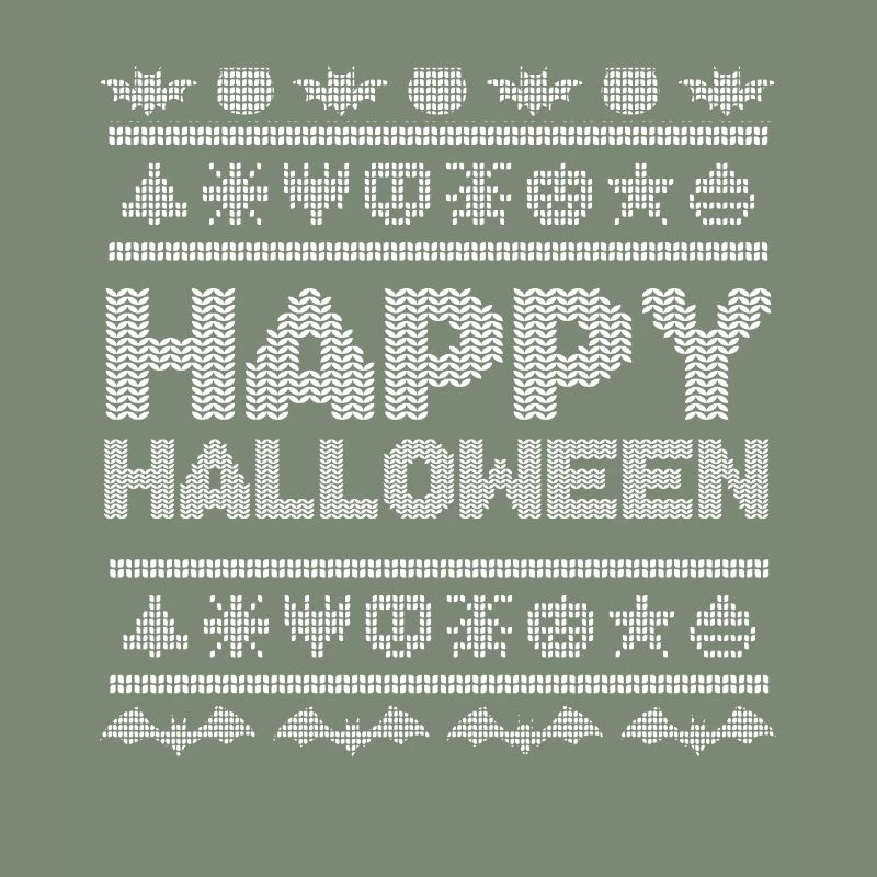 Stitch Pattern Funny Creatures Happy Halloween