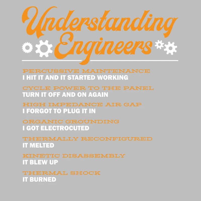 Engineers Understanding, Engineering