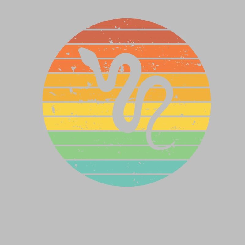 Snake Retro Reptile Python Gift idea