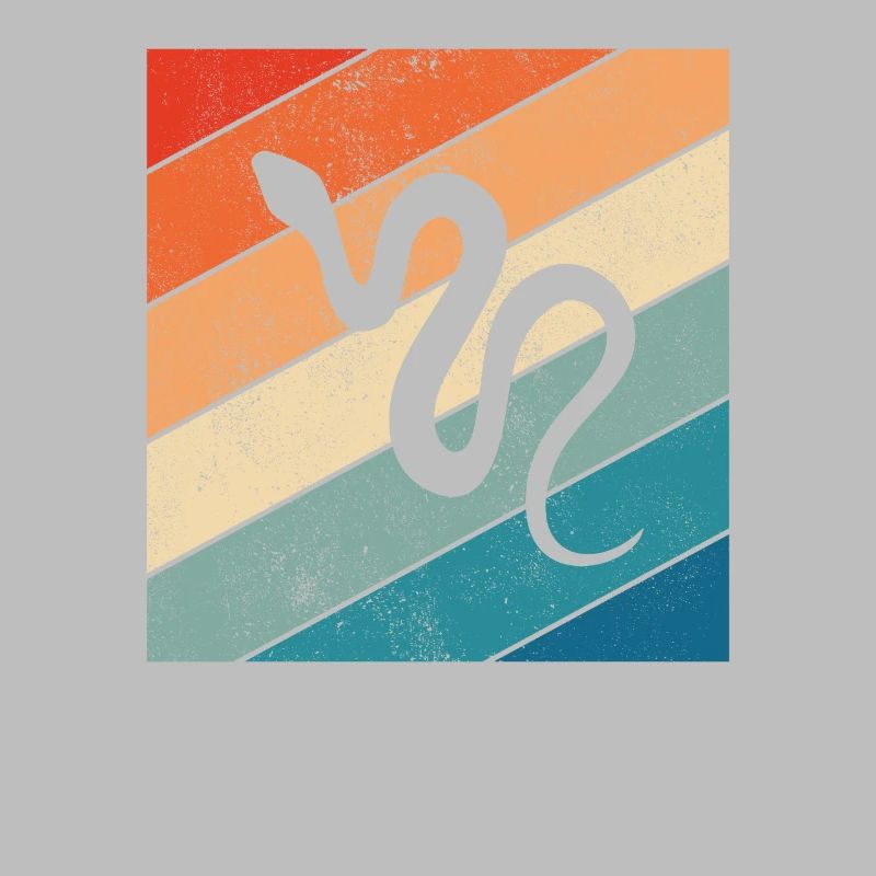 Snake Retro Reptile Python Gift idea