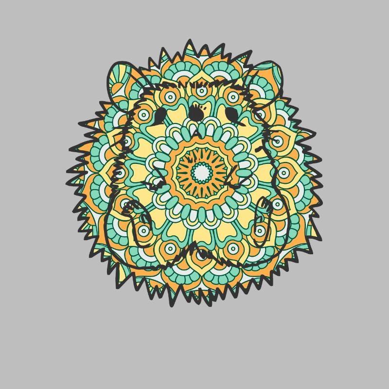 Mandala Hedgehog Geometry Pattern