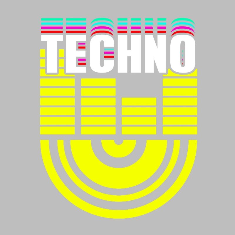 Retro Awesome TECHNO BPM Cool DJ Deejaying Designs